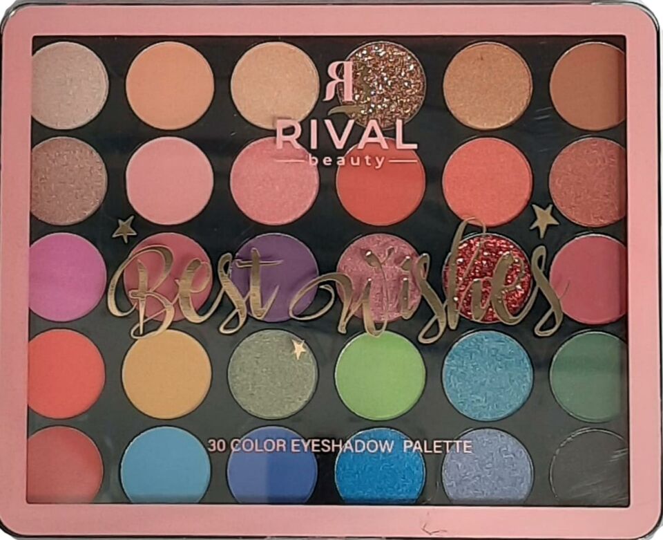 Rival 30 lu Göz Far Seti Best Wishes Mat ve Sedefli RB037