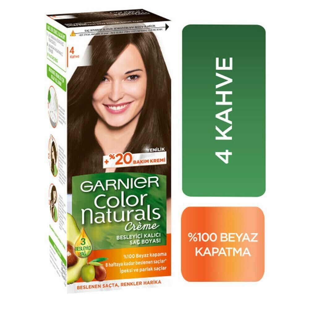 Garnier Color Naturals 4 Kahve Saç Boyası