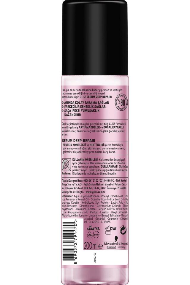 Gliss Sıvı Saç Kremi 200 ml Serum Deep Repair