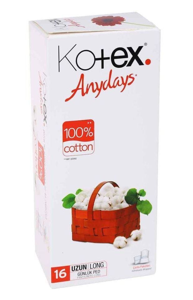 Kotex Günlük Ped 16 lı Uzun Hijyenik Eko