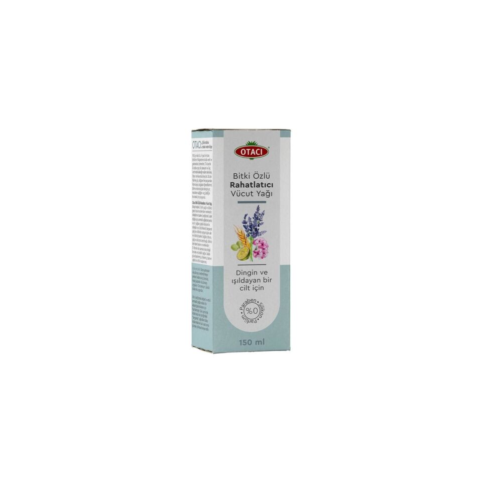 Otacı Bitki Özlü Rahatlatıcı Vücut Masaj Yağı Dingin Işıldayan Cilt 150 ml