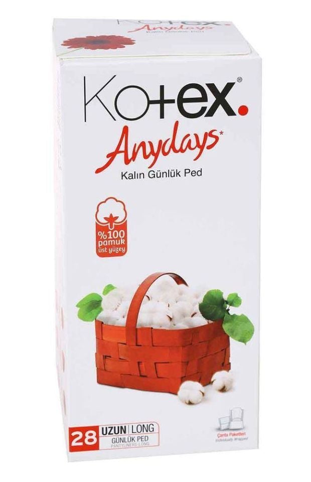Kotex Günlük Ped 28 li Uzun Hijyenik Eko