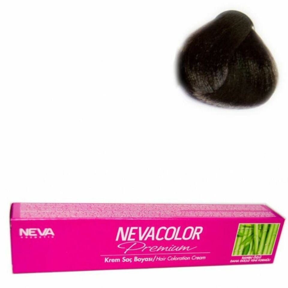 Neva Color Tüp Saç Boyası 5.71 Küllü Kahve 50 Gr + Oksidan Sıvısı 50 Ml