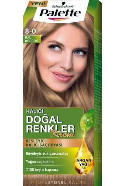 Palette Natural 8.0 Bal Köpüğü Kalıcı Saç Boyası