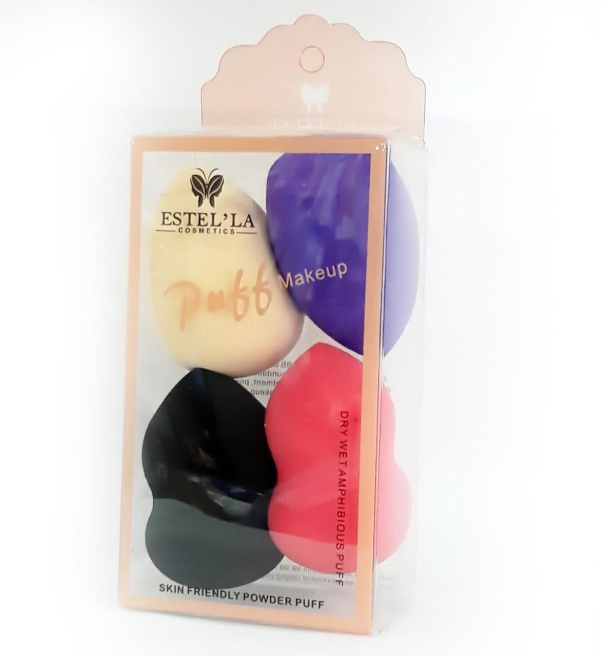 Estella Puff 4 lü Makyaj Süngeri Sponge Yumurta Sünger