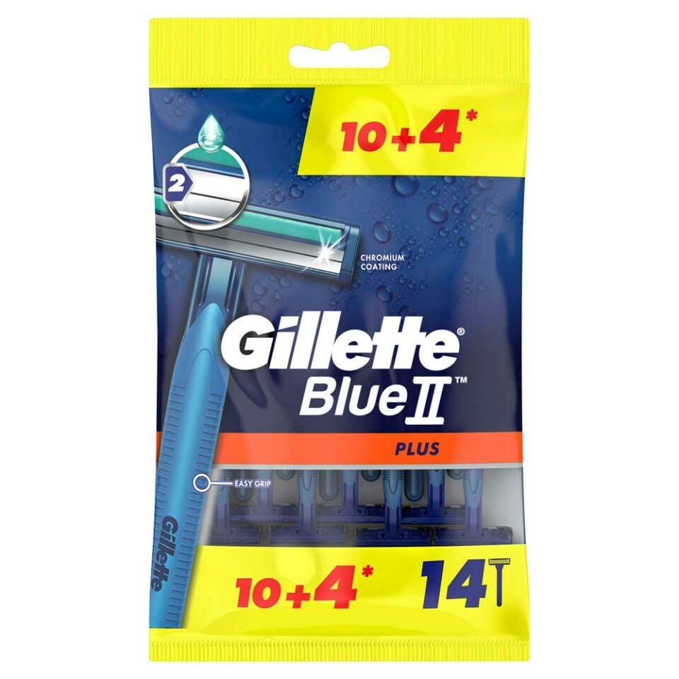Gillette Blue 2 Plus 10+4 Tıraş Bıçağı