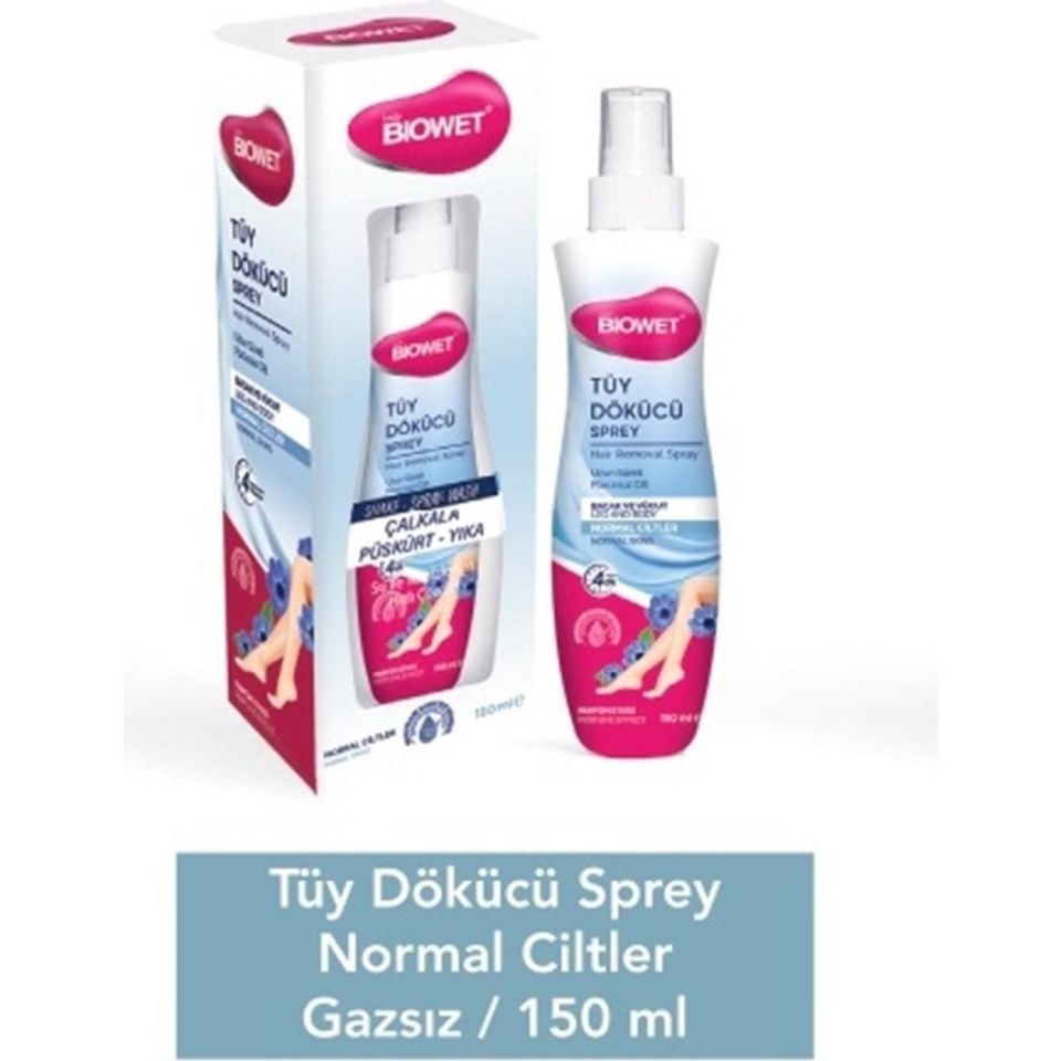 Biowet Tüy Dökücü Sprey 150 Ml Normal
