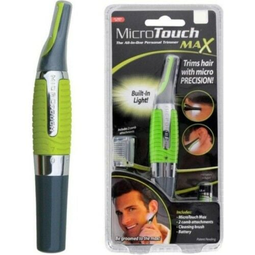 Micro Touch NAX Kaş, Ense Favori Burun Yanak Kıl Alma Makinesi Pilli