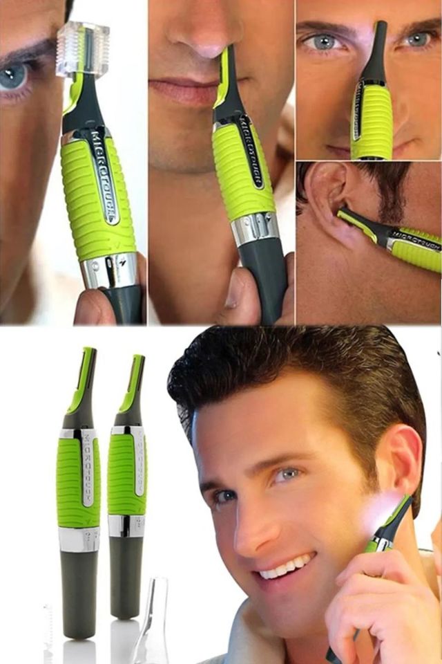 Micro Touch NAX Kaş, Ense Favori Burun Yanak Kıl Alma Makinesi Pilli