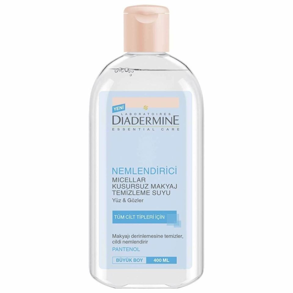 Diadermine Micellar Nemlendirici 400 ml Kusursuz Makyaj Temizleme Suyu