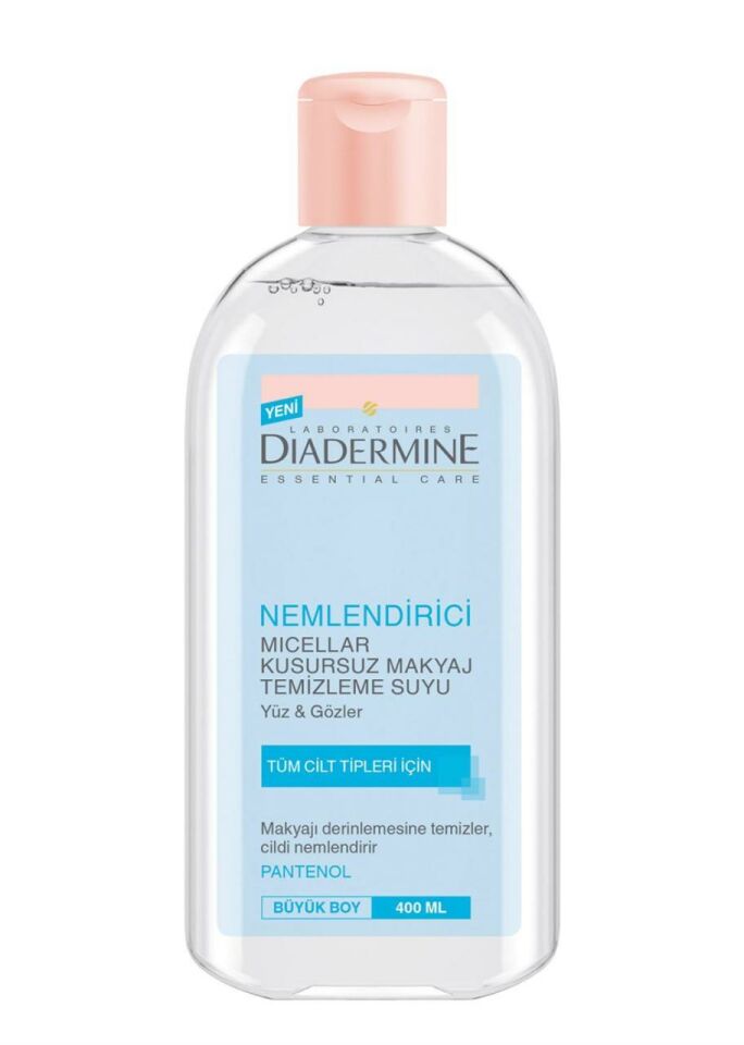 Diadermine Micellar Nemlendirici 400 ml Kusursuz Makyaj Temizleme Suyu