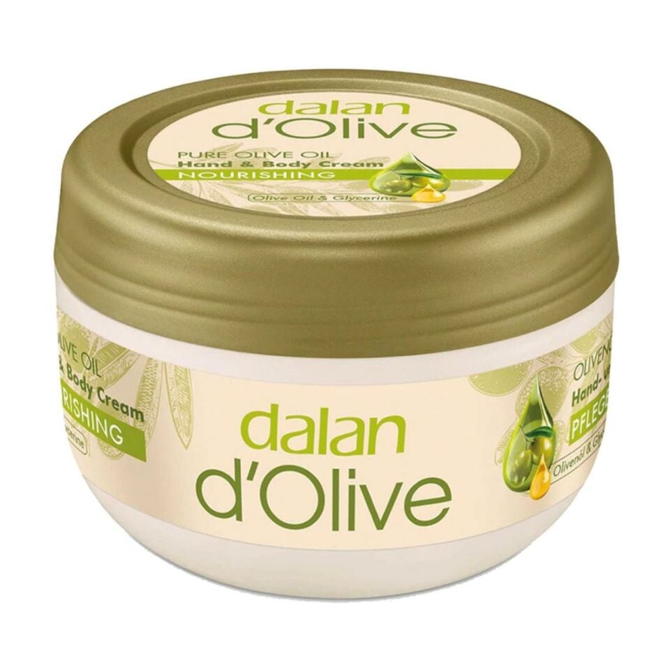 Dalan d Olive Doğal Zeytinyağlı Besleyici El ve Vücut Kremi 300 ml