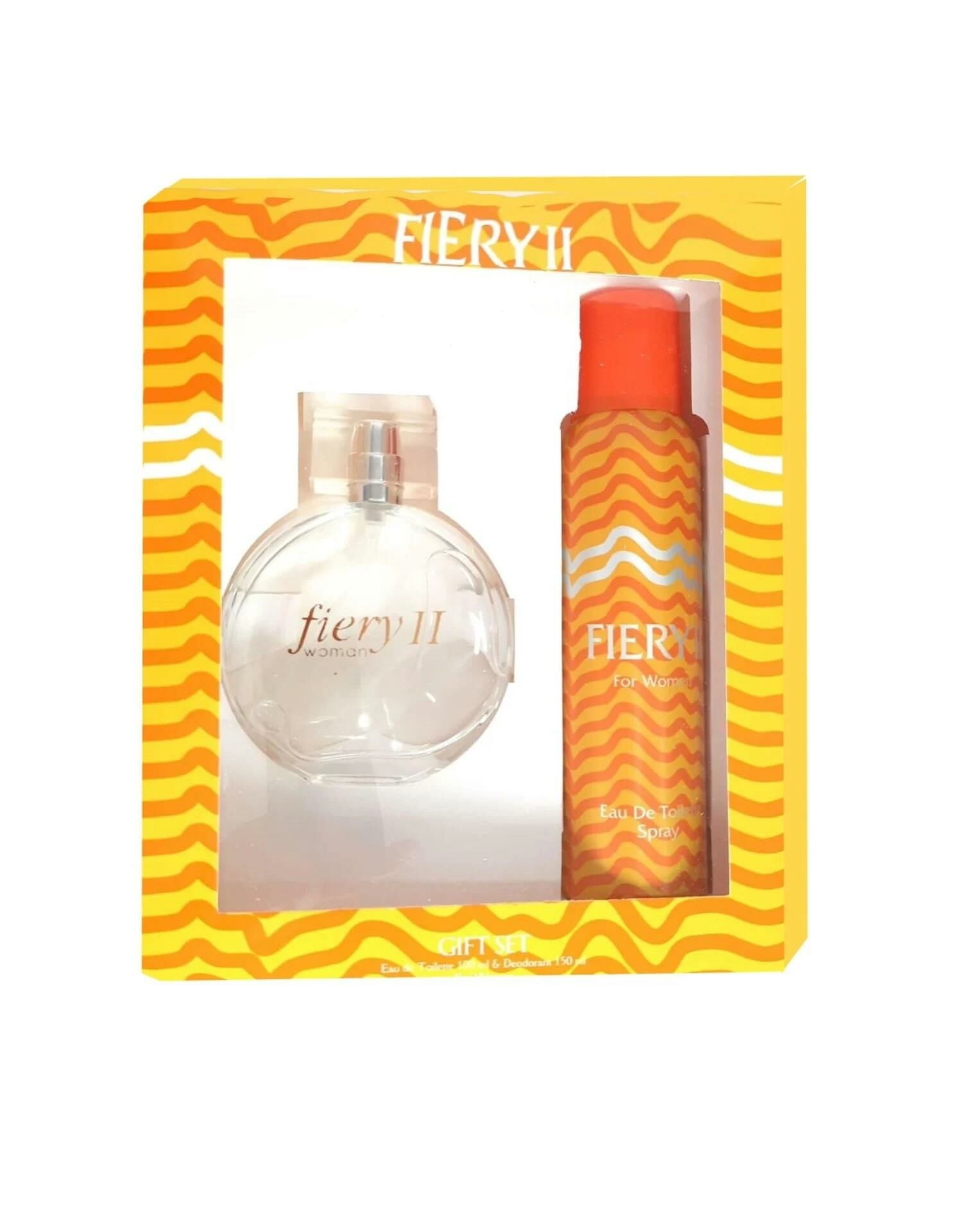 Akat Fiery 2 Set 100ML Edt + 150 ml Deodorant Bayan