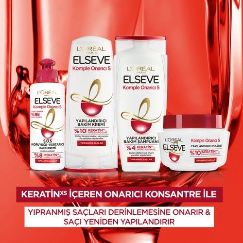 L'Oréal Paris Elseve Komple Onarıcı 5 S.O.S Koruyucu - Kurtarıcı Bakım Kremi 200 ml