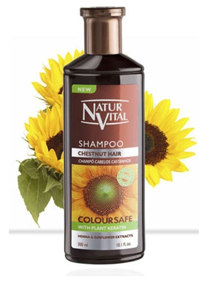 Natur Vital Henna Kumral Kahve Saçlar İçin Şampuan 300 ml