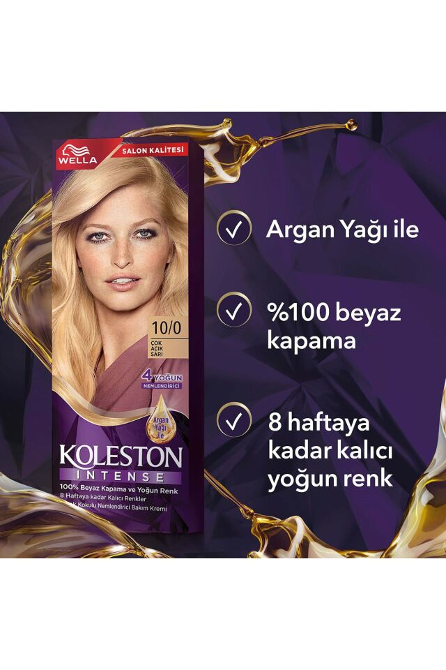 Koleston Intense Saç Bayası 10.0 Ultra Açık Sarı