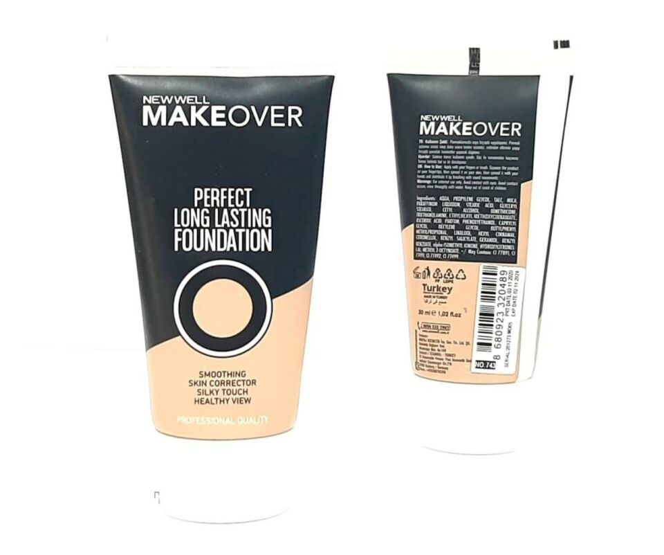 New Well Makeover Perfect Long Lasting Fondöten 743 Tüp