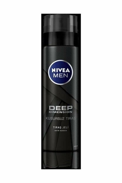 Nivea For Men Traş Jeli Deep Dimension 200 Ml Aktif Karbon