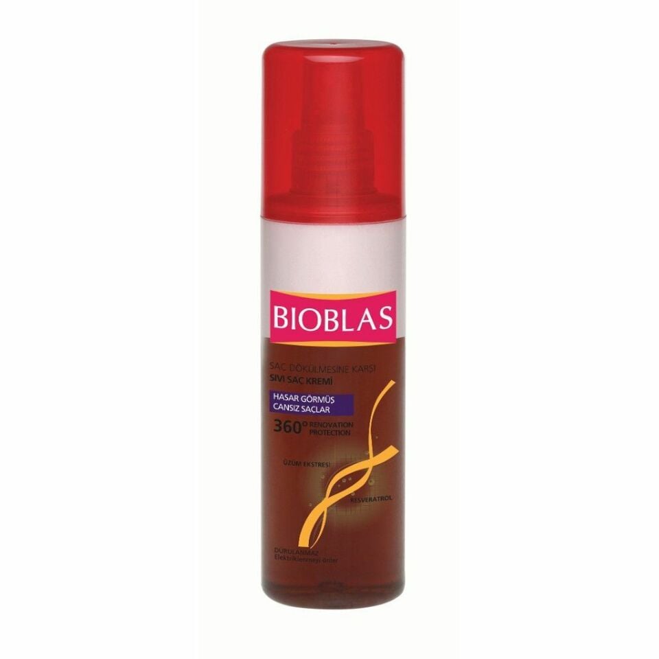 Bioblas Sıvı Saç Kremi 360* Renavation Protection Hasar Görmüş Cansız Saçlar