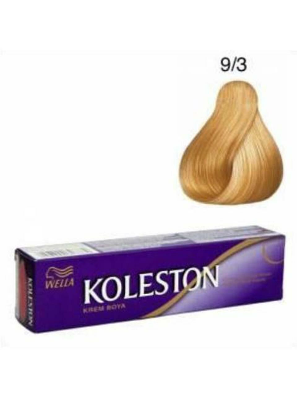 Koleston Tüp 9.3 Altın Sarı Saç Boyası + Oksidan Sıvı 50 Ml