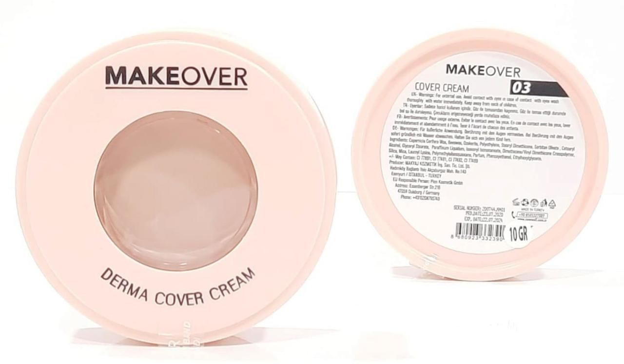 Makeover Derma Cover Cream 03  - Pata Krem Fondöten