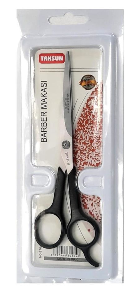 Taksun Berber Makası 6.5 Plastik Saplı