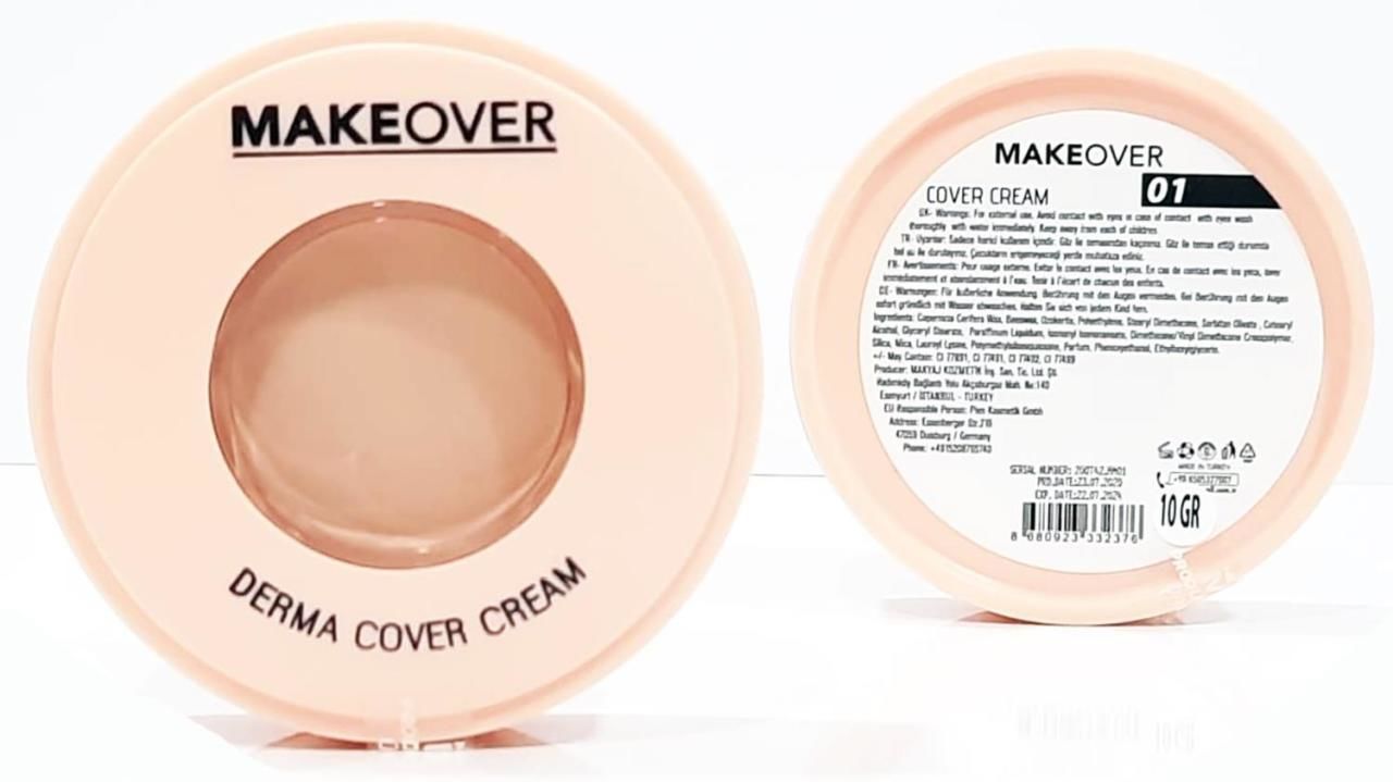 Makeover Derma Cover Cream 01  - Pata Krem Fondöten