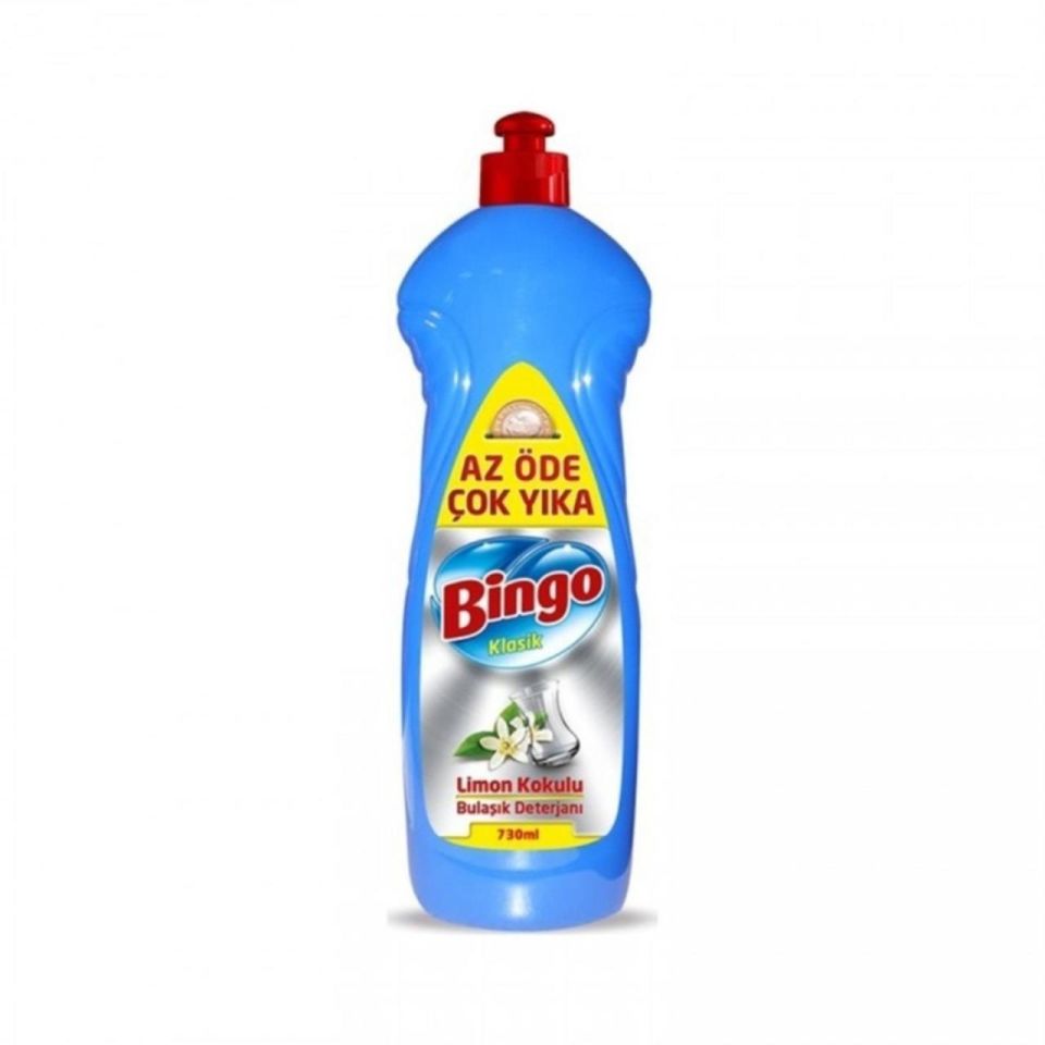 Bingo Elde Sıvı Bulaşık Deterjanı 730 ml Klasik Limon