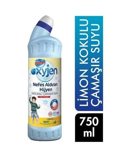 Bingo Oksijen 750 ml Çamaşır Suyu Hassas Hijyen