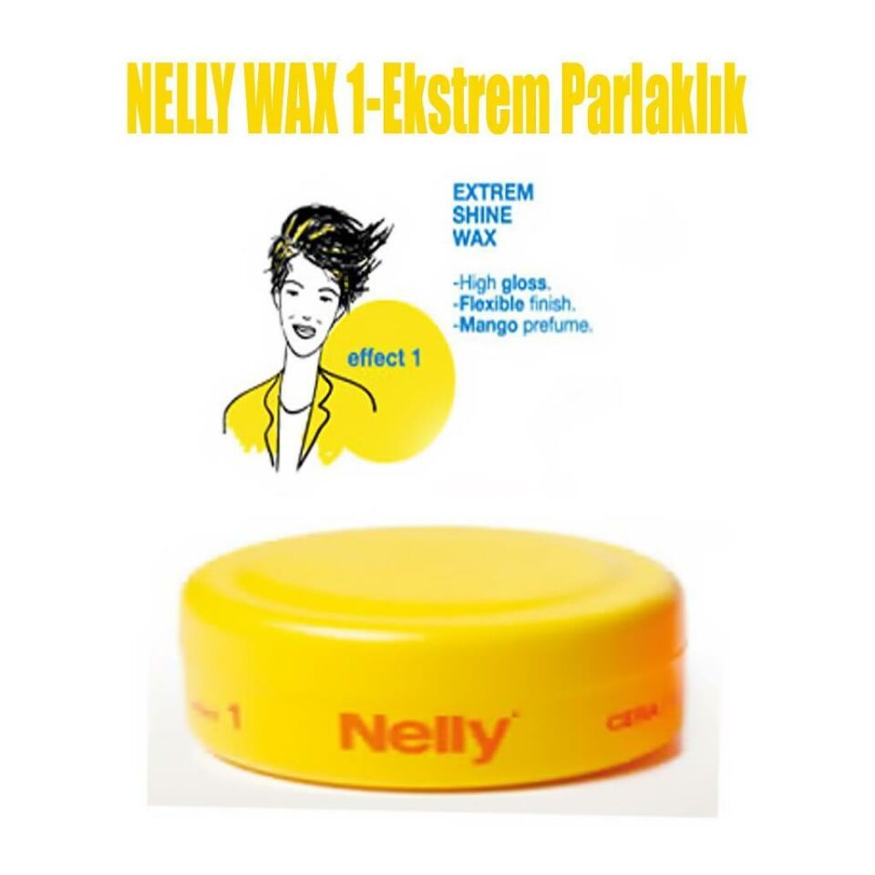 Nelly Wax Extreme Shine 100ml 1-Ekstrem Parlaklık
