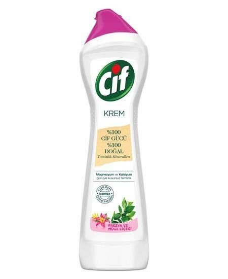 Cif Krem 500 Ml Frezya ve Müge Çiçeği Yüzey Temizleyici