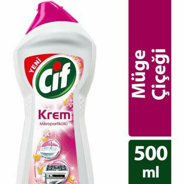 Cif Krem 500 Ml Frezya ve Müge Çiçeği Yüzey Temizleyici
