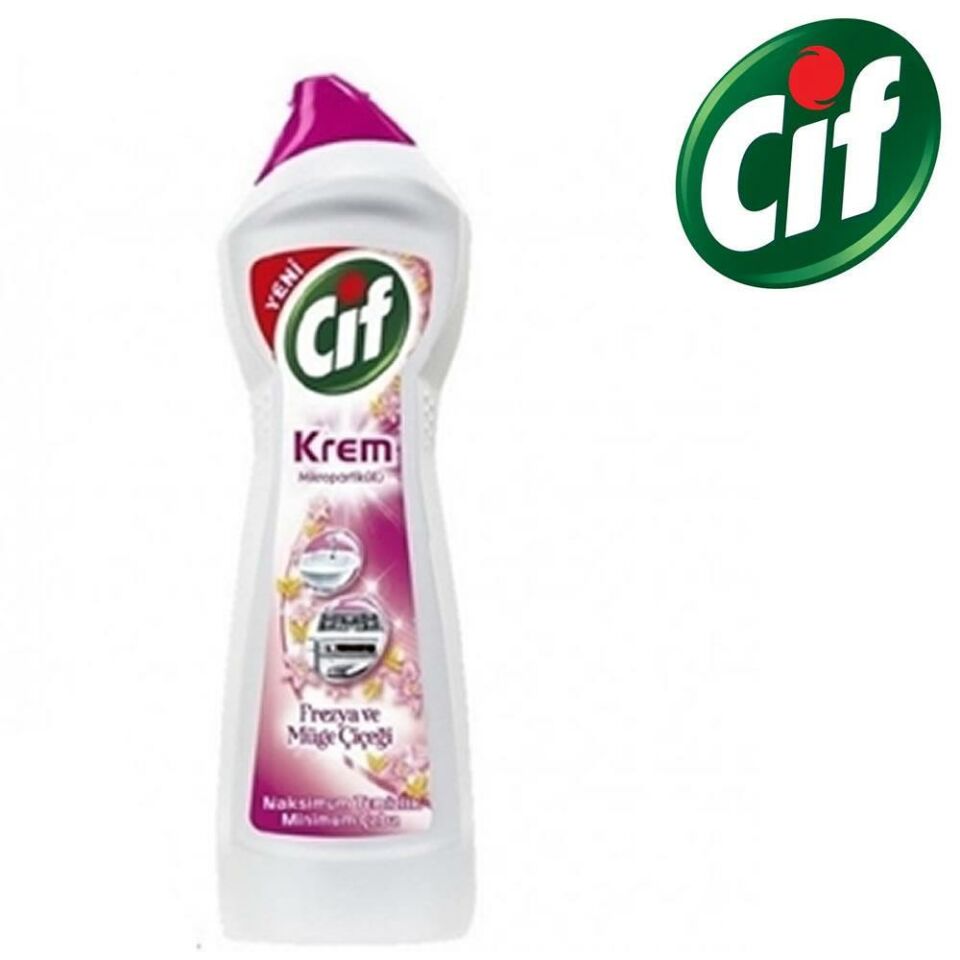 Cif Krem 500 Ml Frezya ve Müge Çiçeği Yüzey Temizleyici