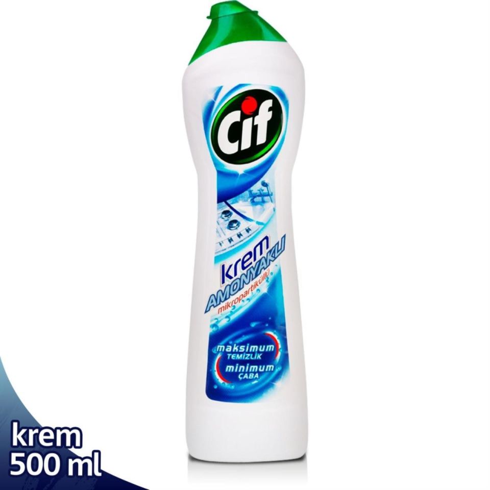 Cif Krem 500 Ml Amonyaklı Yüzey Temizleyici