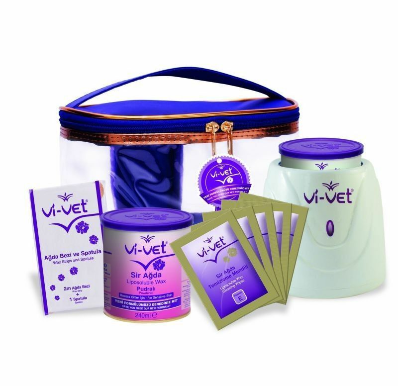 Vivet Sir Ağda Seti Kazan Isıtıcılı 240ML