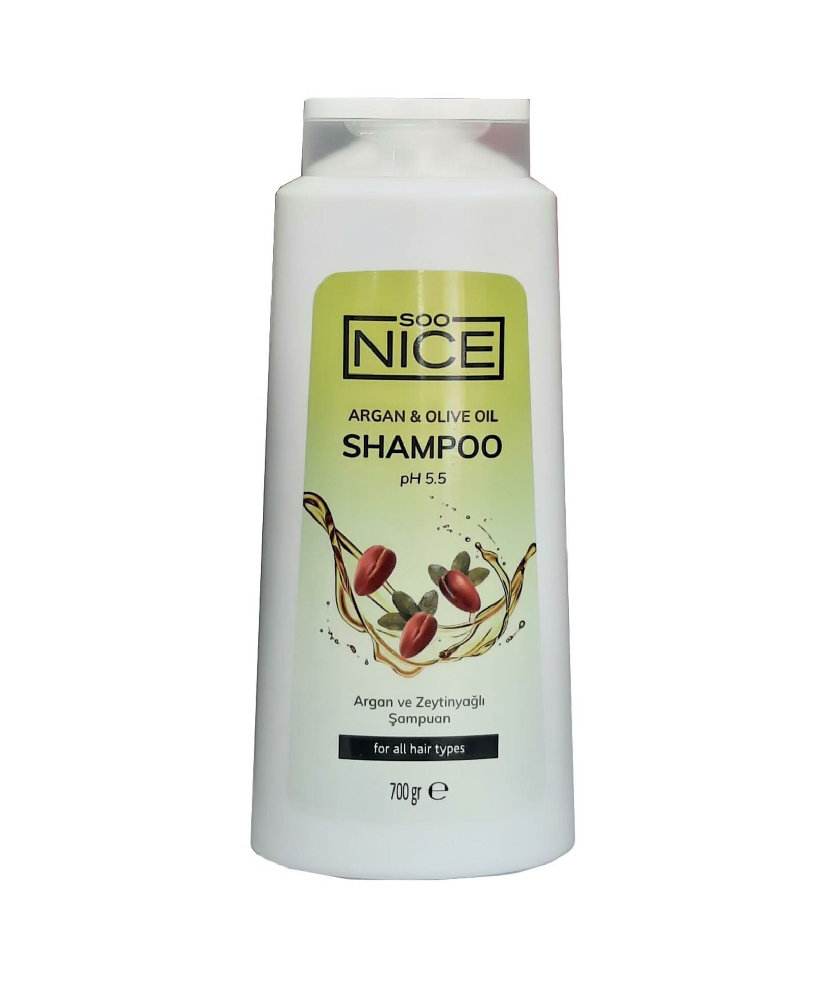SOO Nice Argan ve Zeytinyağlı Şampuan 700 Ml  - Nemlendirici