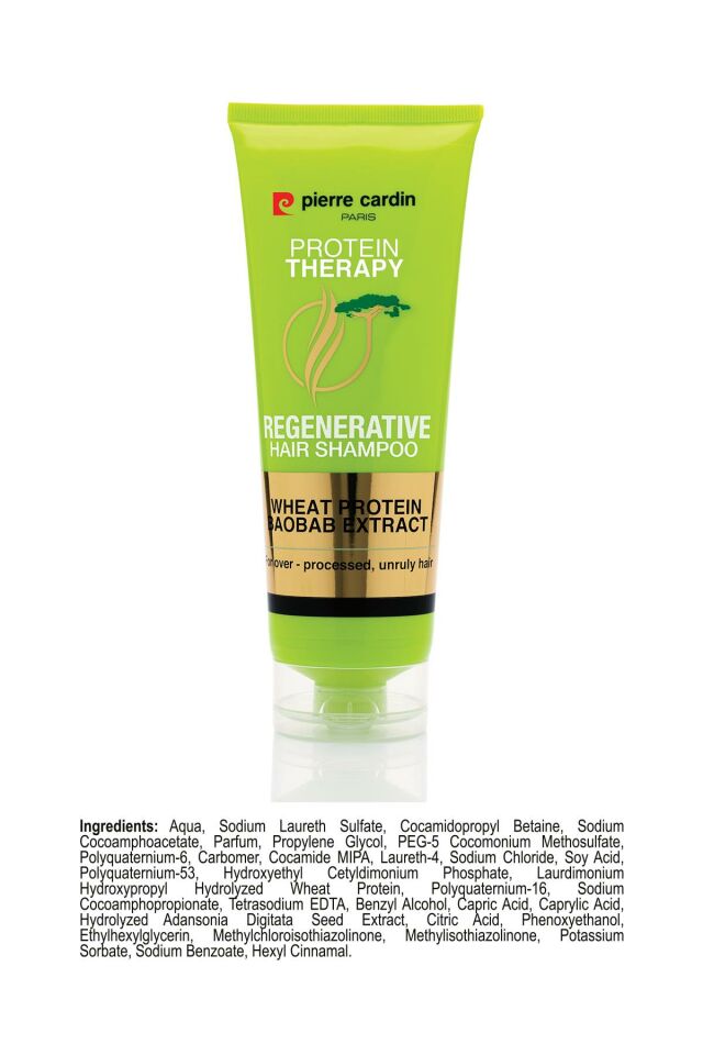 39606 Pierre Cardin Protein Therapy Baobab Özlü Buğday Proteinli Canlandırıcı Saç Bakım Şampuanı 250 ml