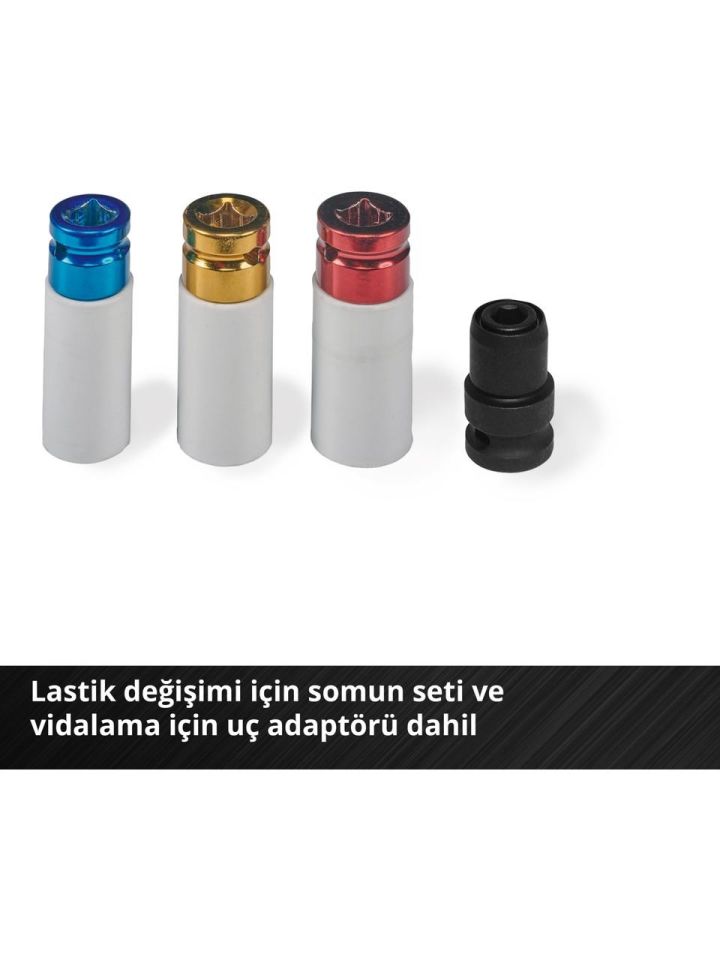 Einhell IMPAXXO 18/400 - Solo, Kömürsüz Akülü Darbeli Somun Sıkma