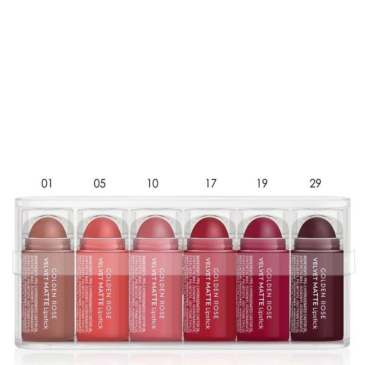 Golden Rose Velvet Lipstick Mini 6 Lı Kapsül Maxi No : 2