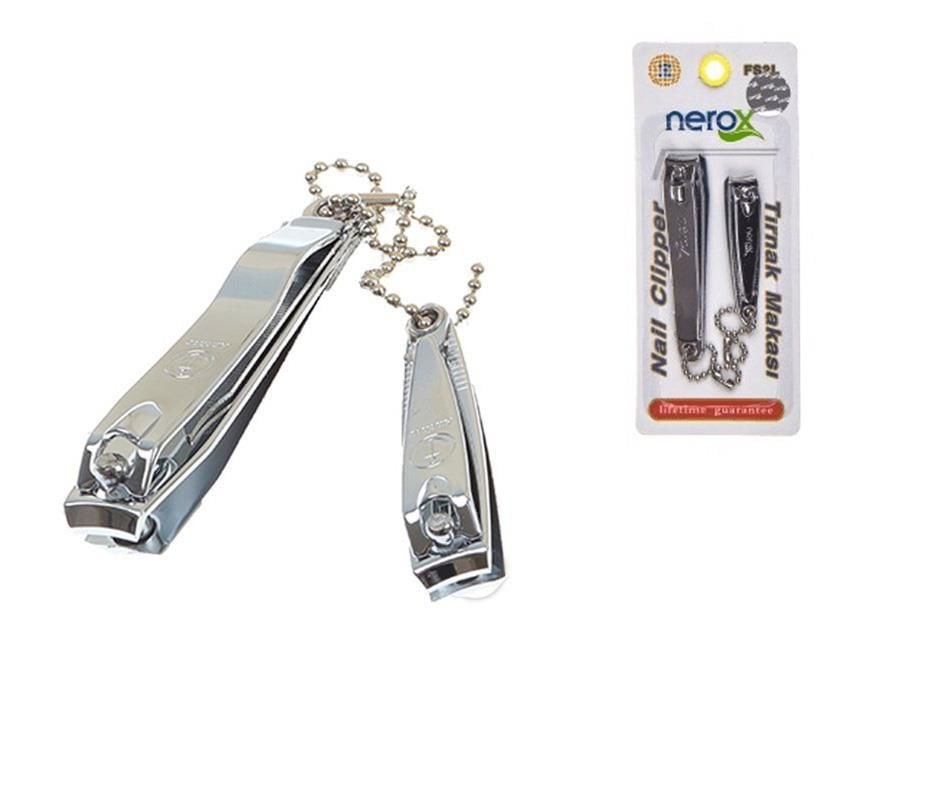Norex Tırnak Makası 2 li Büyük + Küçük Set FS2L