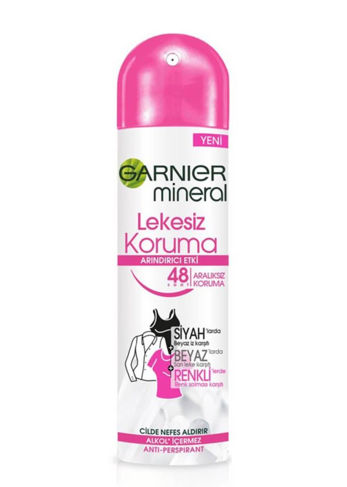 Garnier Deodorant Kadın 150 Ml Lekesiz Koruma Siyah Beyaz