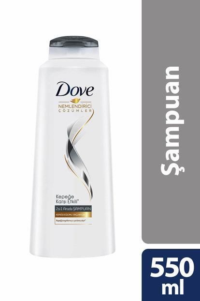 Dove Şampuan 550 Ml Kepeğe Karşı 2'si 1 Arada