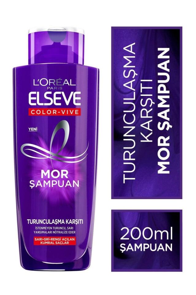 Loreal Elseve Color Vive Turunculaşma Karşıtı 200 ml Mor Şampuan
