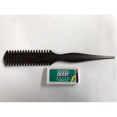 ZIROXI Saç Kesim Usturası + DERBY 5 li Jilet HEDİYE