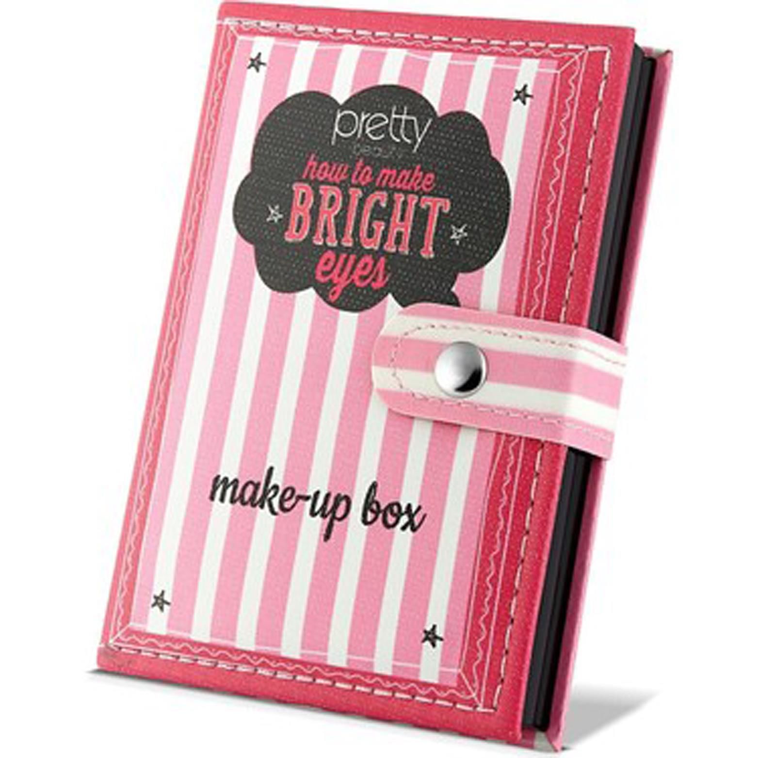 Pretty Makyaj Seti Bright 24 Far + 4 Ruj + 2 Allık+ 2 Highlighter + Ayna + Fırça + Cüzdan