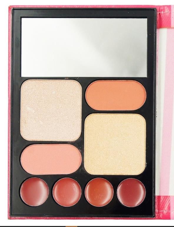 Pretty Makyaj Seti Bright 24 Far + 4 Ruj + 2 Allık+ 2 Highlighter + Ayna + Fırça + Cüzdan