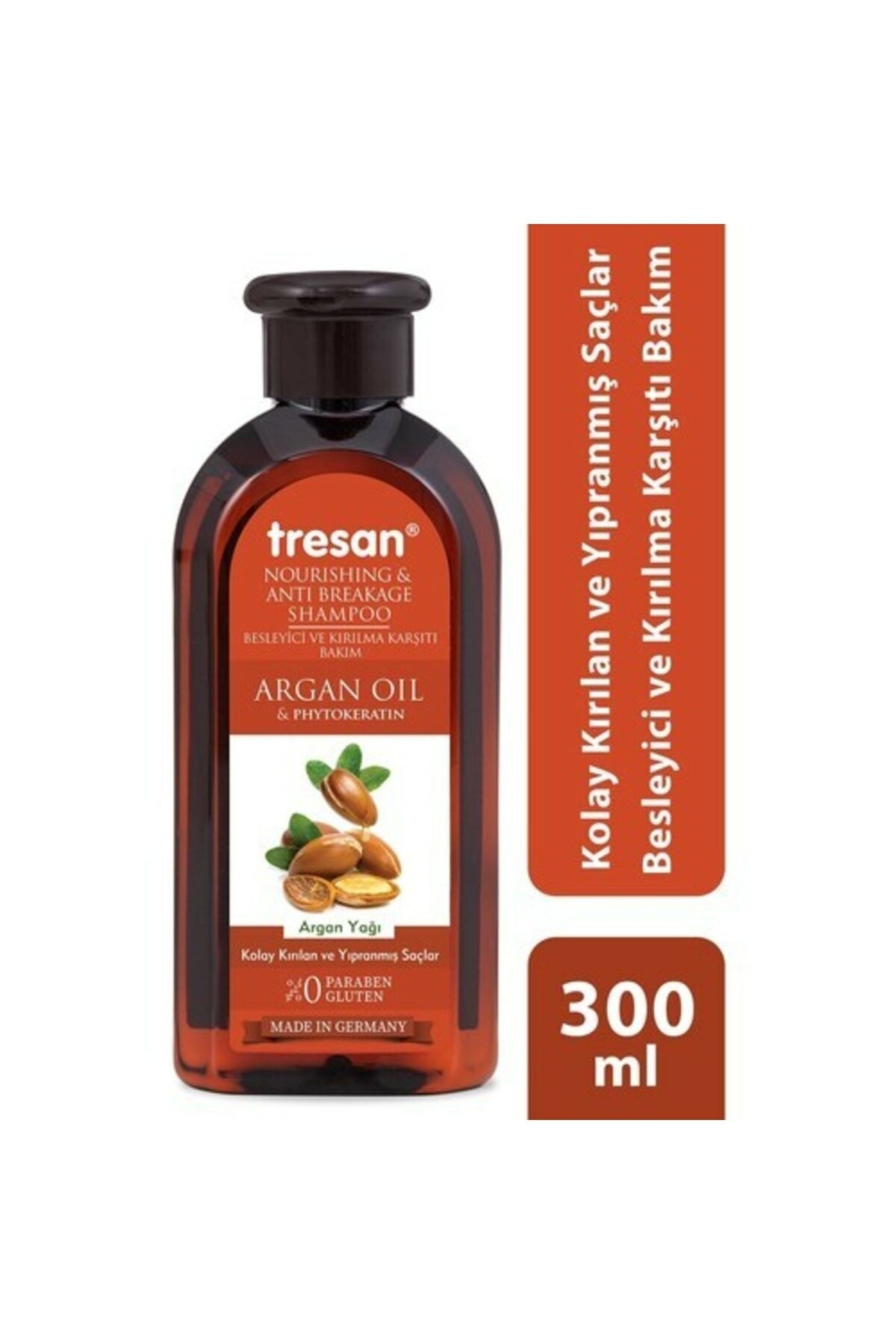 Tresan Argan Yağı Besleyici ve Kırılma Kaşıtı Yıpranmış Saçlar İçin Şampuan 300 Ml