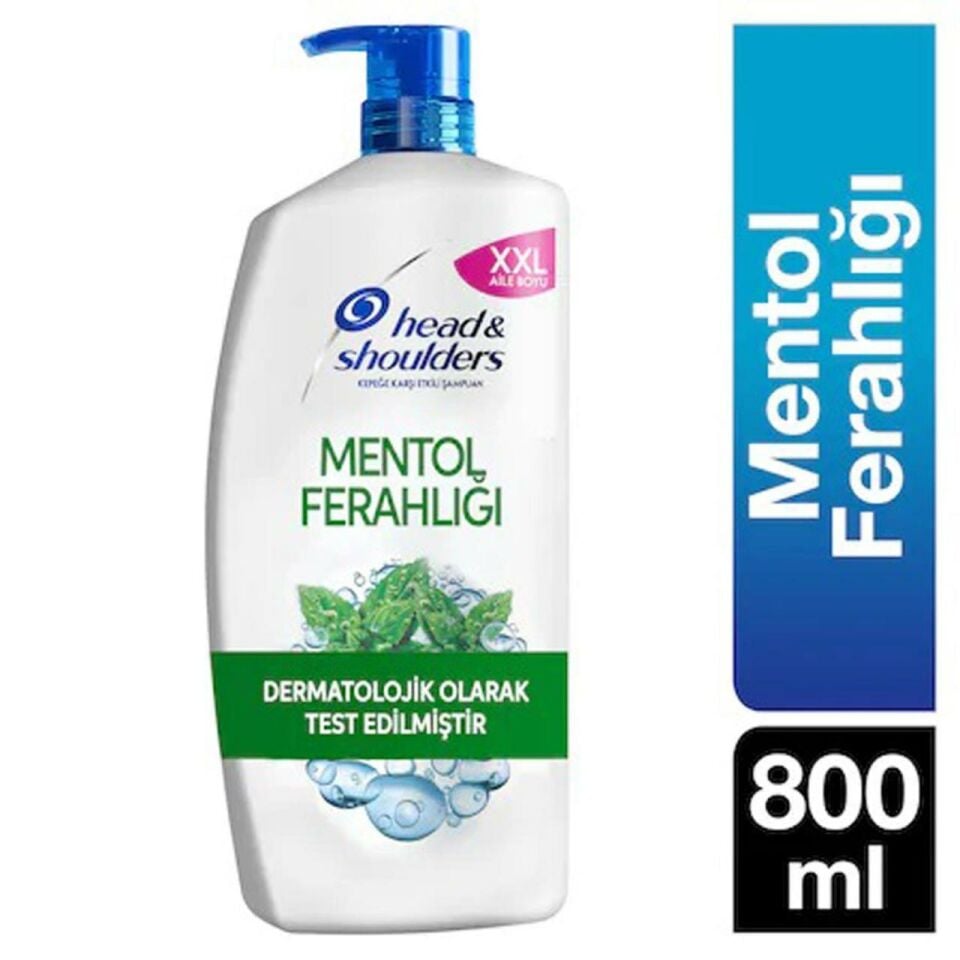 Head Shoulders Şampuan 800 Ml Mentol Ferahlığı Pompalı
