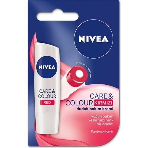 Nivea Lip Balm Bakımlı ve Renkli Dudak Balmı Kırmızı 4,8Gr Red