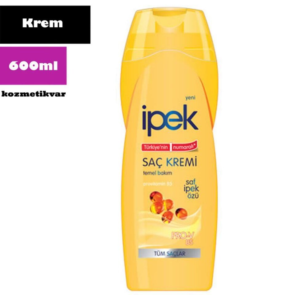 İpek Saç Kremi 600 ml Tüm Saçlar